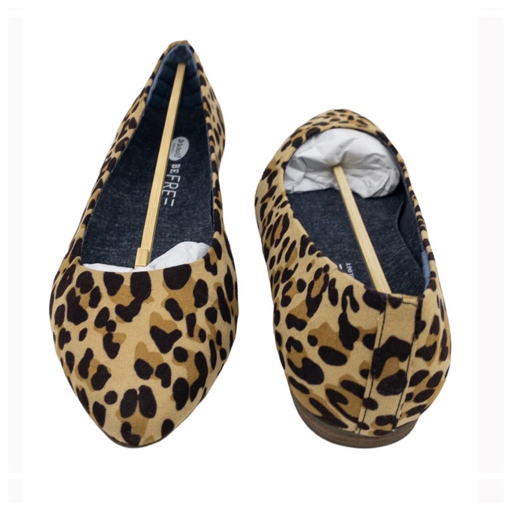 Dr. Scholl's Leopard Print Flats Tan & Black Loafers Aston  6 Wide - Picture 9 of 9